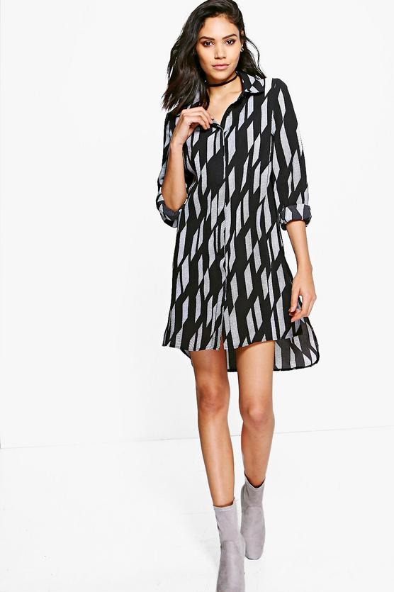 Josephina Stripe Shirt Dress